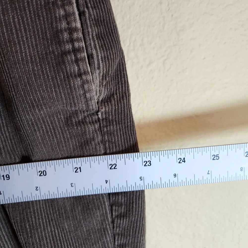 GAP Mens Relaxed Fit Corduroy Pants Straight‎ Leg Brown Size 40x30 Y2K